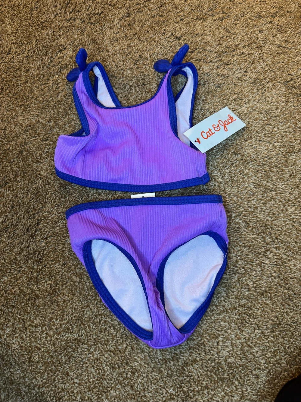New Cat & Jack purple swimsuit 🛍